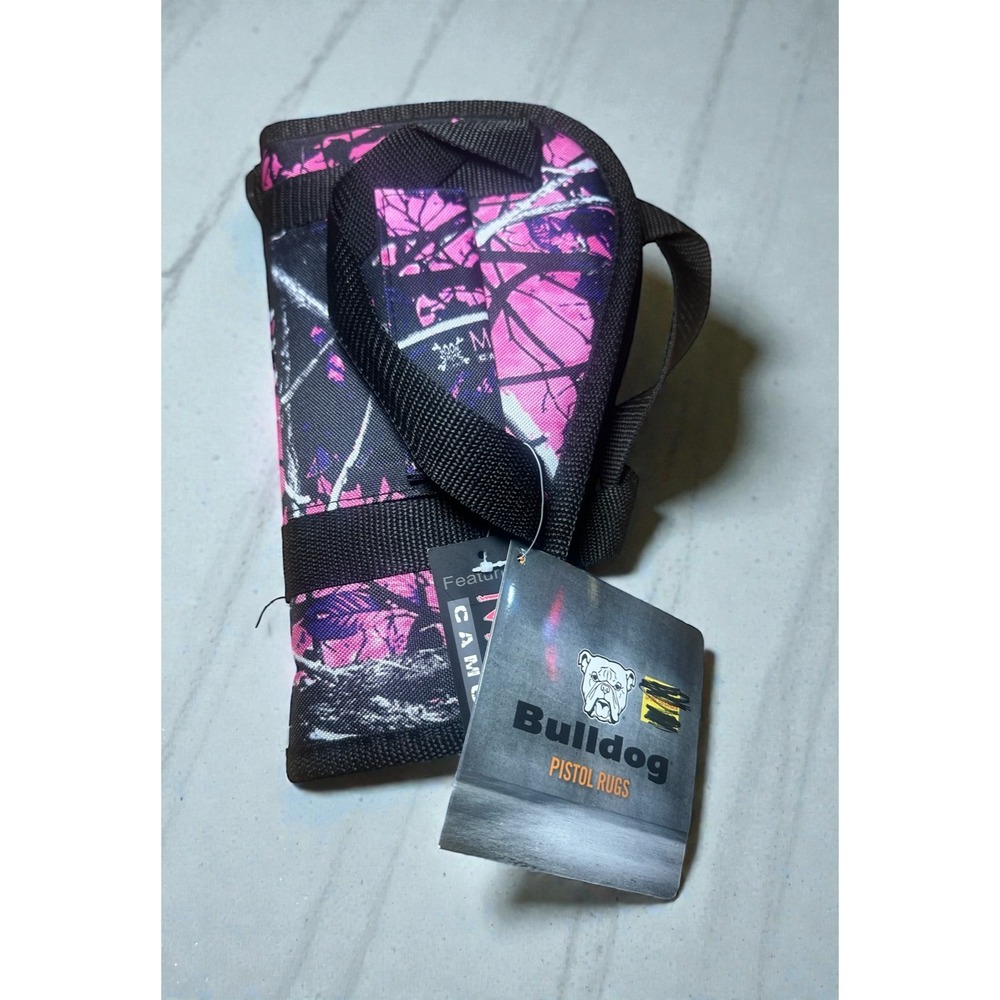 Bulldog Soft Padded Case Pistol Gun Rug‎ 12 X 7 Pink, Purple, Grey, White Camo
